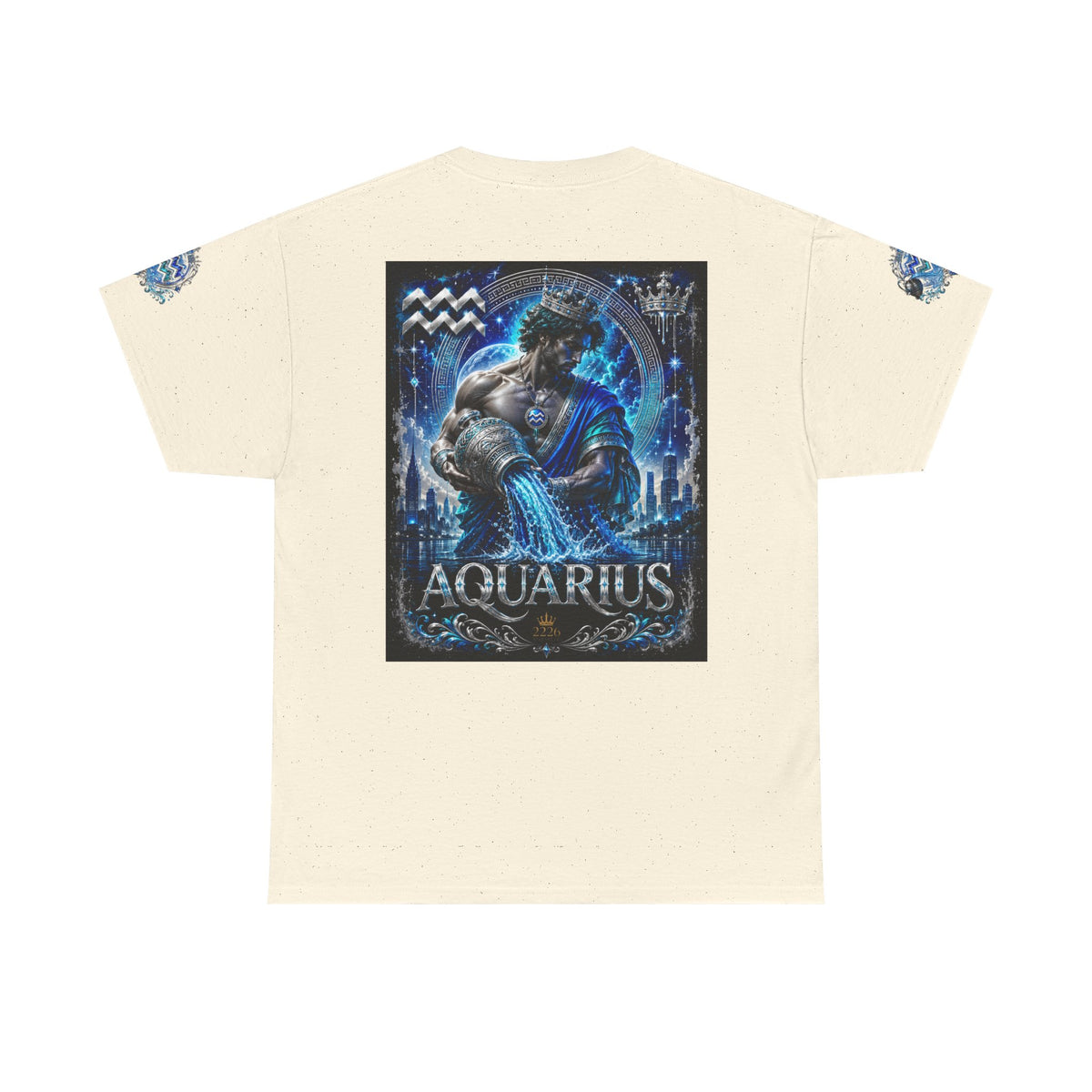 Aquarius Zodiac T-Shirt — Water Bearer Astrology Tee