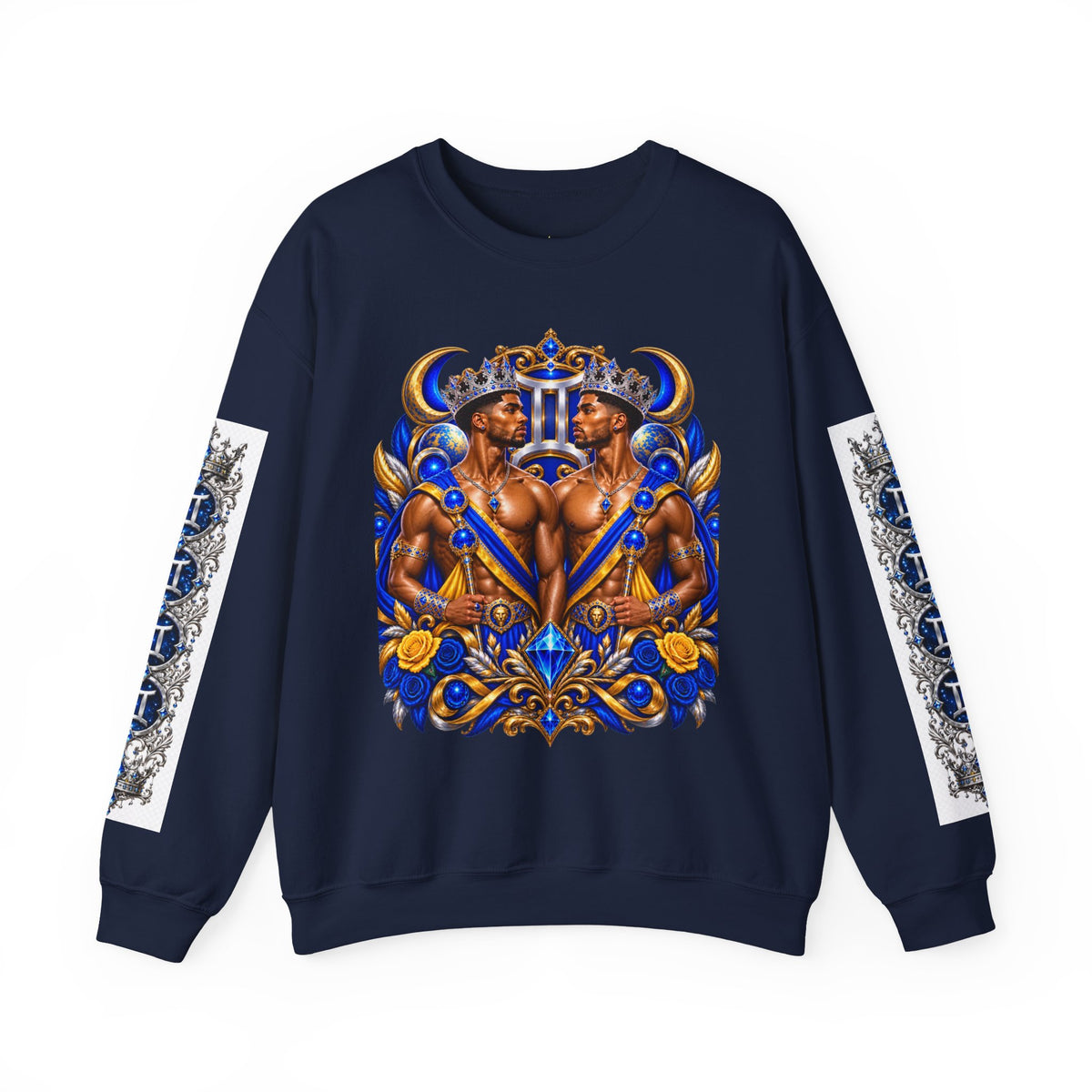 Gemini Zodiac Sweatshirt — Twin Princes Astrological Crewneck