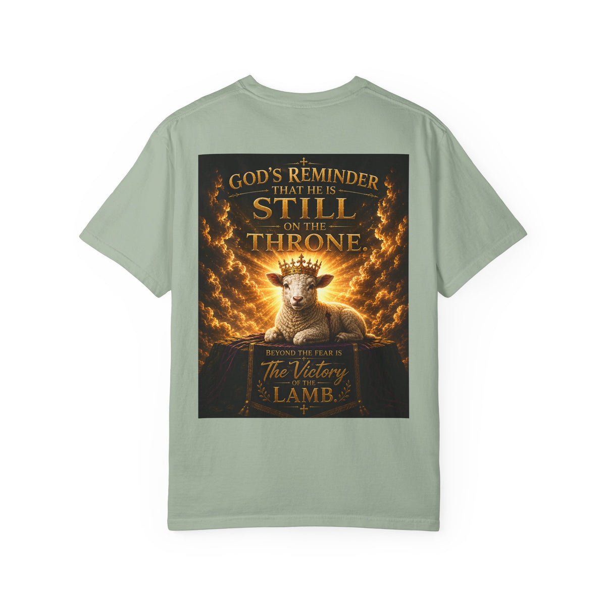 Spooktacular Revelation T-Shirt — "The Victory Lamb" Christian Halloween Graphic Tee