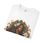 Virgo Zodiac T-Shirt — Elegant Virgo Goddess & Owl Horoscope Tee