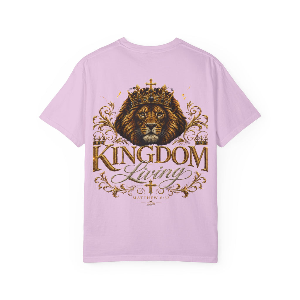 Kingdom Living Lion T-Shirt — "Speak Life" Christian Faith Graphic Tee