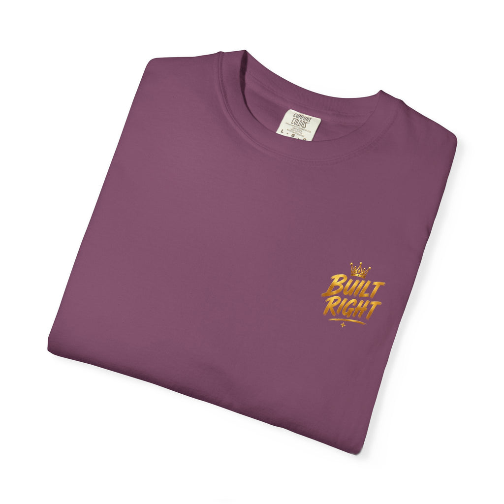 Walking with the King T-Shirt — Built Right Lion Christian Faith Tee