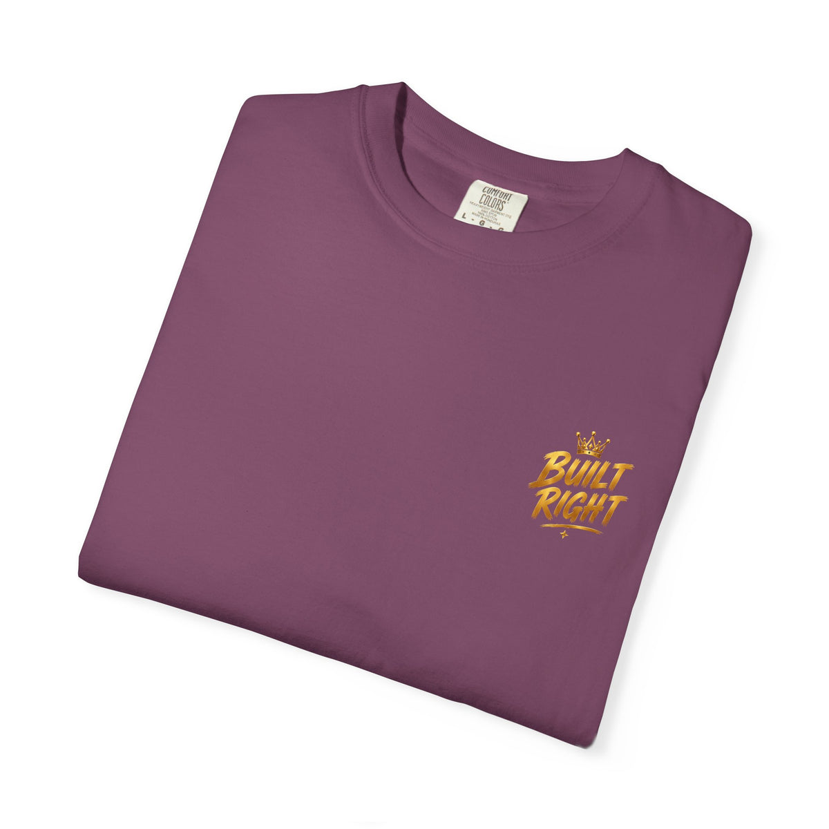 Walking with the King T-Shirt — Built Right Lion Christian Faith Tee