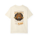 Lion 'Built Right, Walking the King' Graphic T‑Shirt