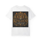 Kingdom Living Lion T-Shirt — Crowned Lion Faith Design (Matthew 6:33)