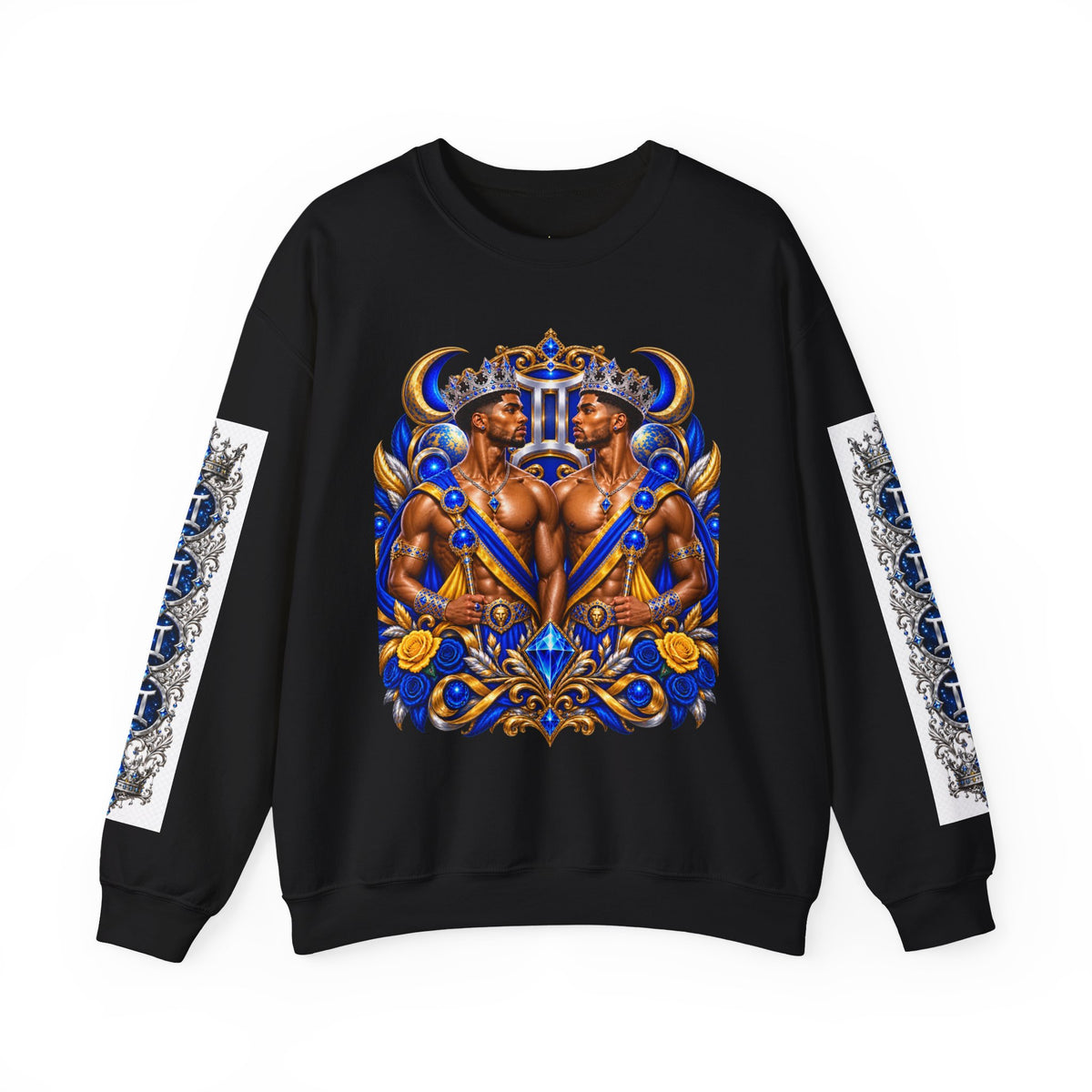 Gemini Zodiac Sweatshirt — Twin Princes Astrological Crewneck