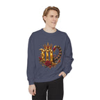 Scorpio Zodiac Sweatshirt — Regal Gold Scorpion Astrological Crewneck