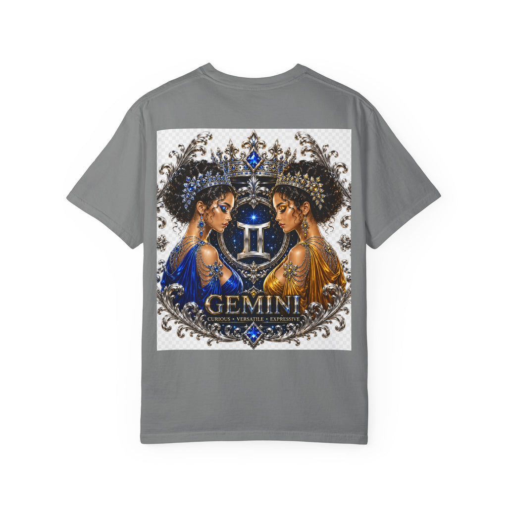 Gemini Zodiac T-Shirt — Twin Goddesses Astrology Graphic Tee