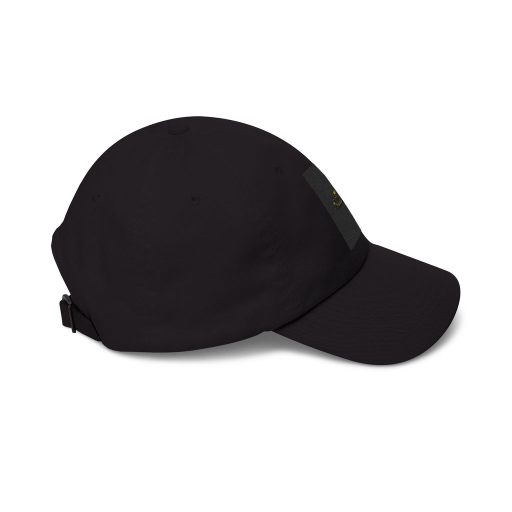 Classic Dad Cap — Gold Crown Patch Embroidered Baseball Hat