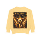 Revelation Chapter 16 Sweatshirt — "Judgment Begins" Apocalyptic Graphic