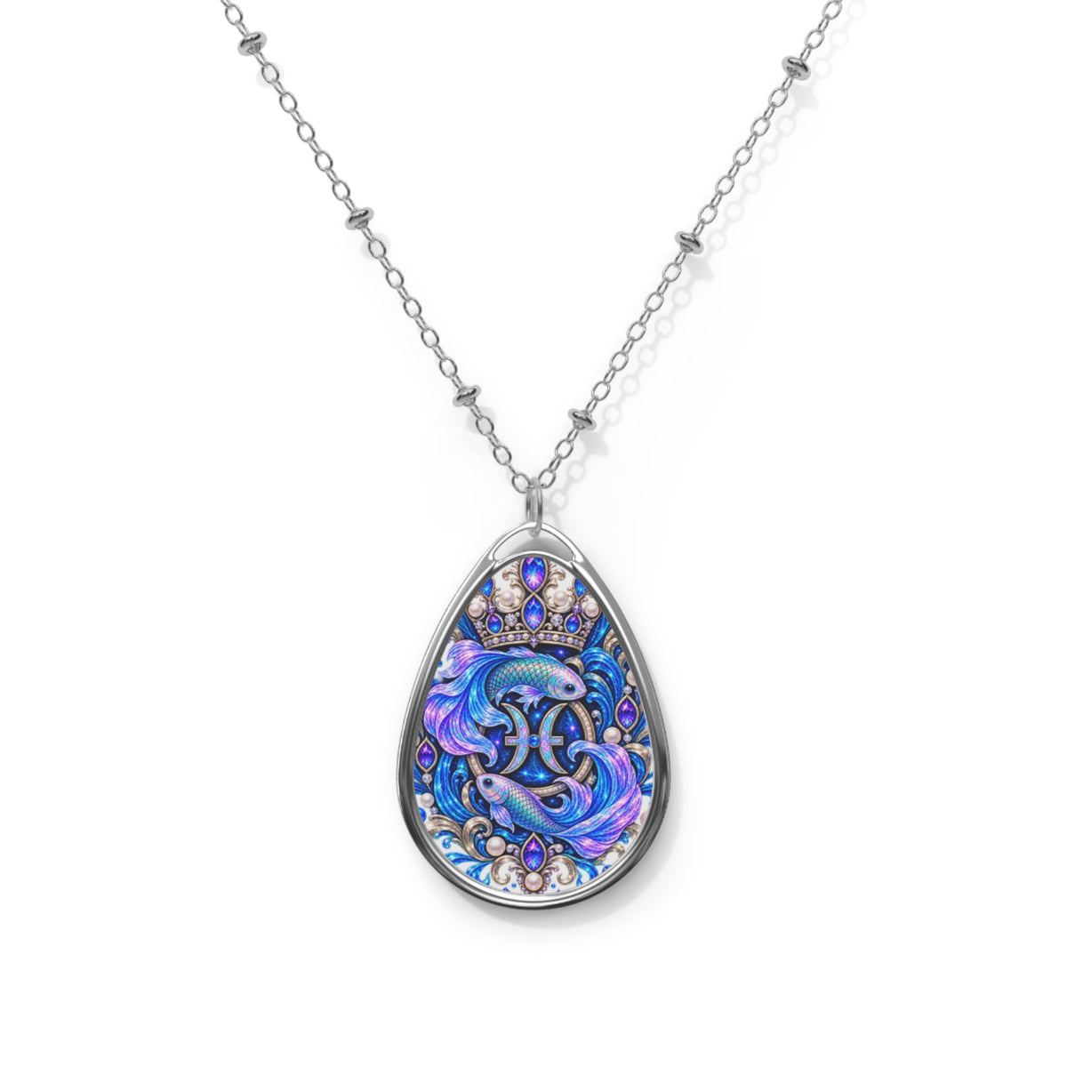 Oval Zodiac Necklace