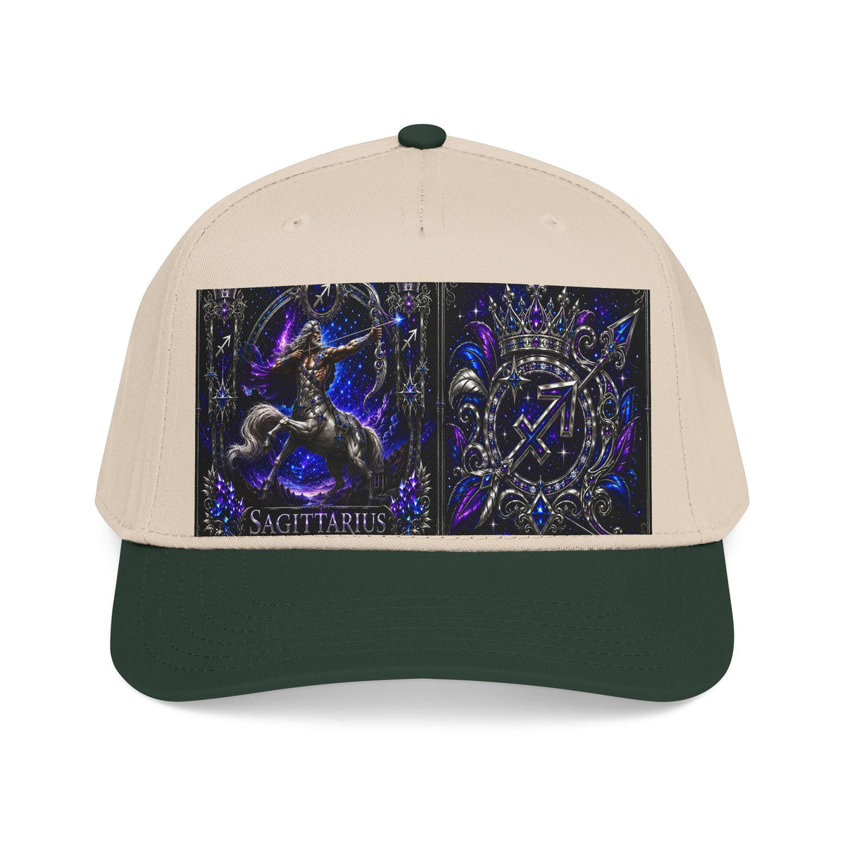Sagittarius Zodiac Baseball Cap — Astrological Archer Mid Profile Hat