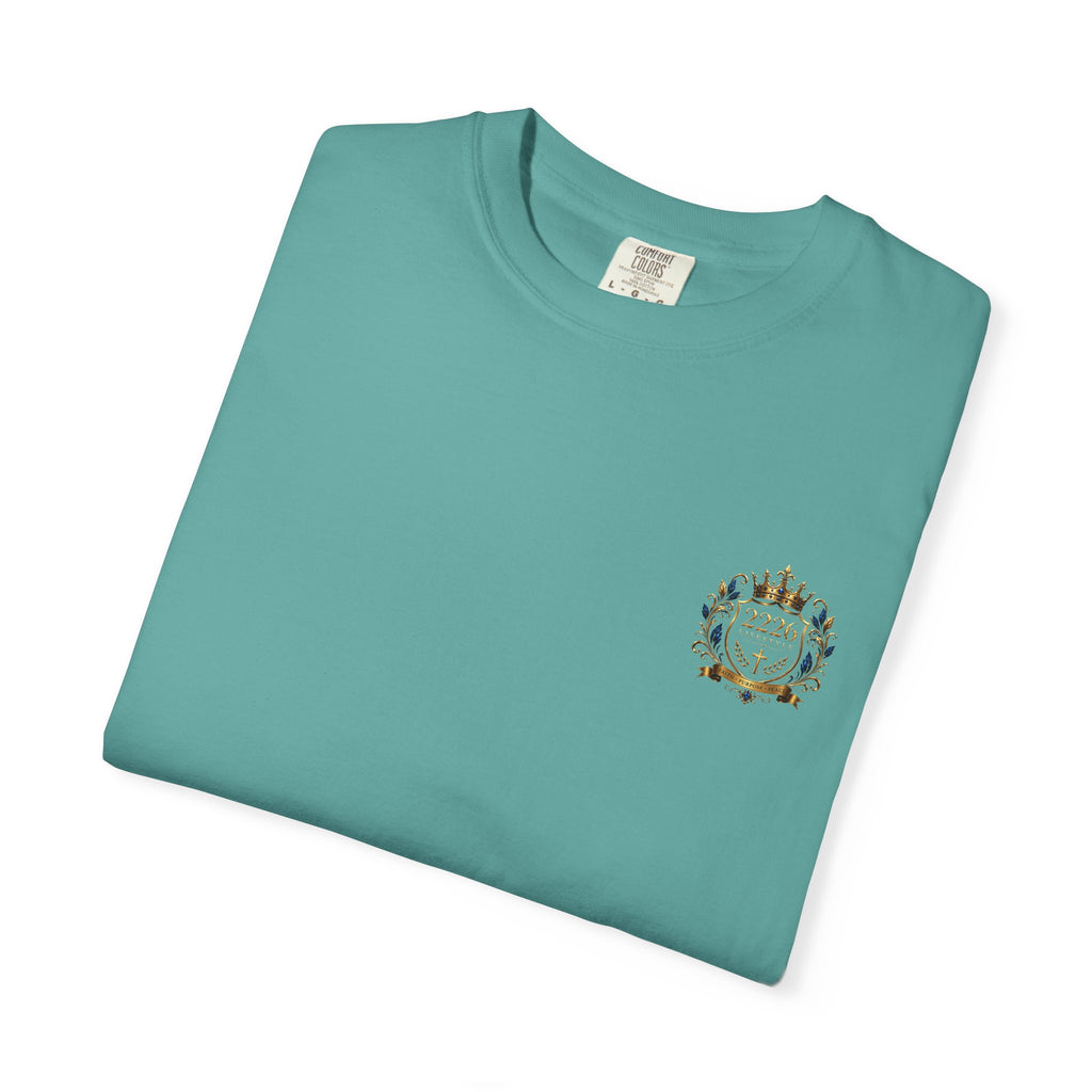Royal Crest T-Shirt — 2226 Faith & Purpose Graphic Tee