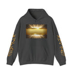 The Kings of the Earth Hoodie – Gold Radiant Crown Sweatshirt (2/6 Sleeve Design)