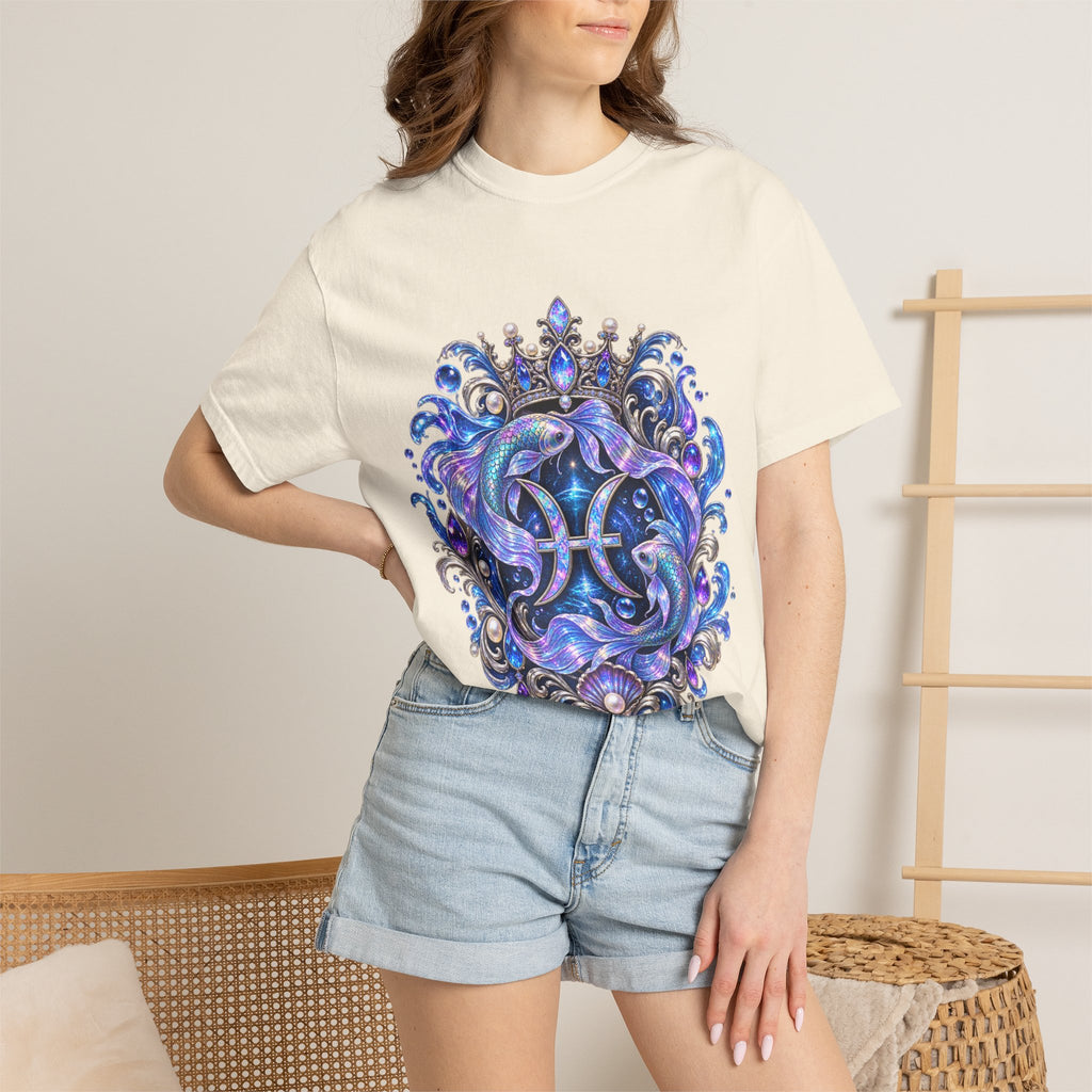 Pisces Mermaid T-Shirt — Zodiac Pisces Symbol Graphic Tee