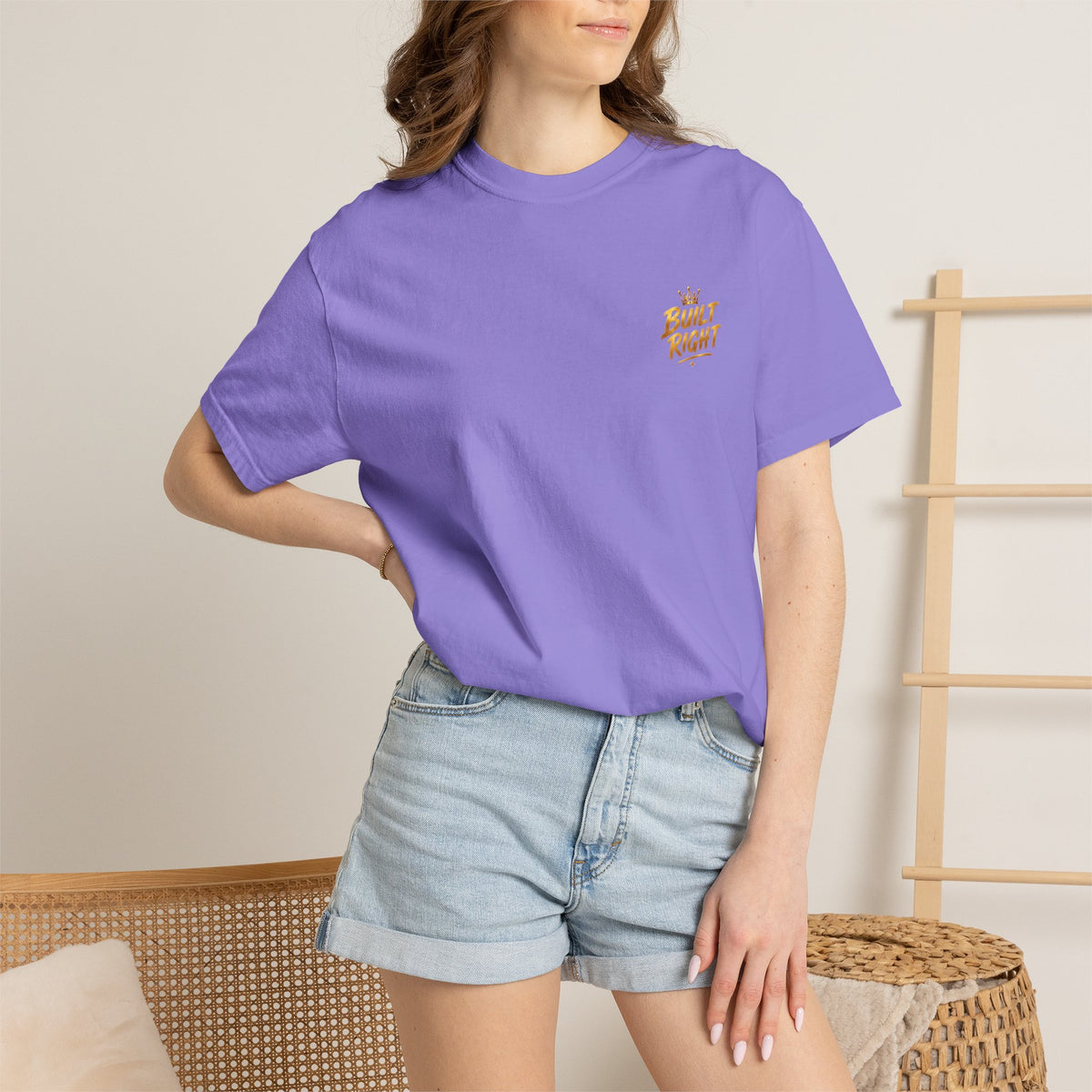 Built Right Lion T-Shirt — Strong, Wise & Faithful Christian Tee