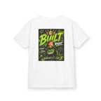 Kids Tee — "Built Right" Christian Graphic T‑Shirt (Faith, Crown & Cross Design)