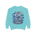 Pisces Zodiac Sweatshirt – Artistic Koi Fish Horoscope Pullover