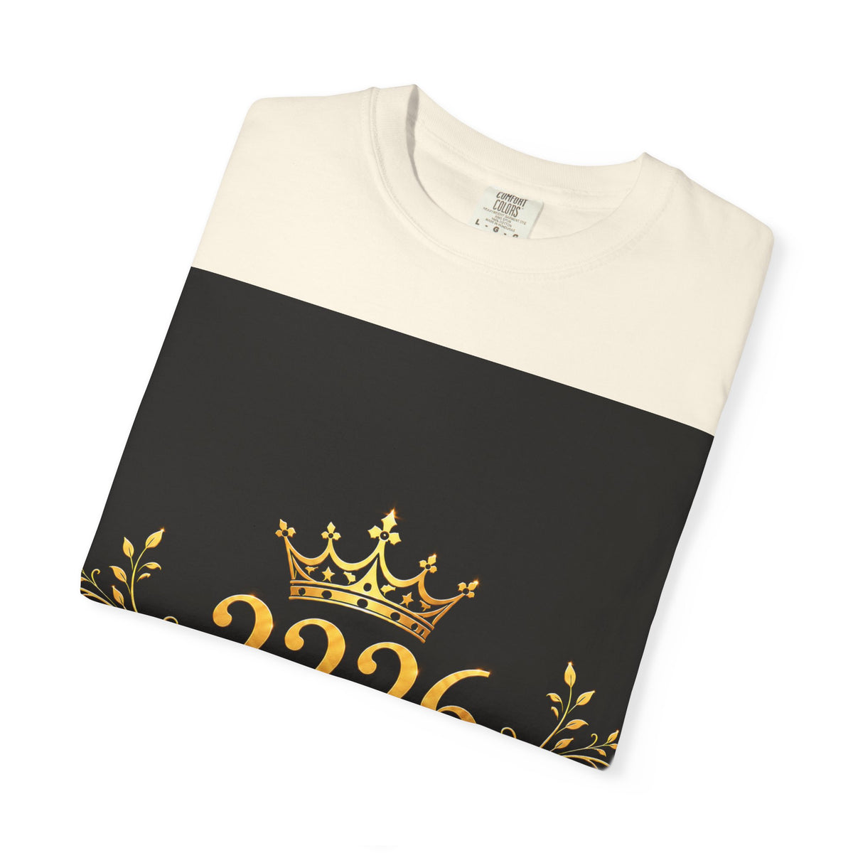 Lion Crest T-Shirt — Golden Crown 2226 Design