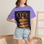 Speak Life Christian T-Shirt — Joy Hope Healing Scripture Tee