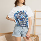 Pisces Zodiac T-Shirt — Illustrated Pisces Fish Astrology Tee