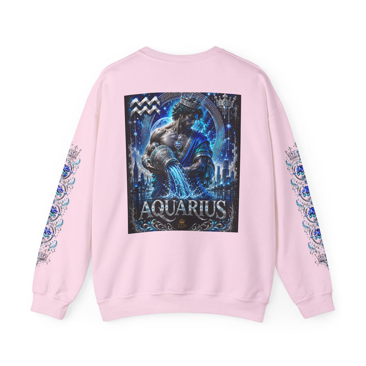 Aquarius Zodiac Sweatshirt — Astrology Water-Bearer Crewneck