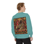 Scorpio Zodiac Sweatshirt — Regal Gold Scorpion Astrological Crewneck