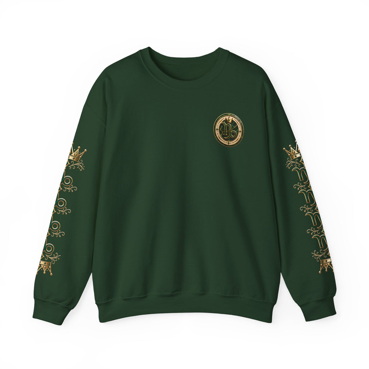 Capricorn Crewneck Sweatshirt — Zodiac Goat Graphic Pullover