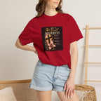 Christian Faith T-Shirt — "She Is Built Different" Floral Cross Tee