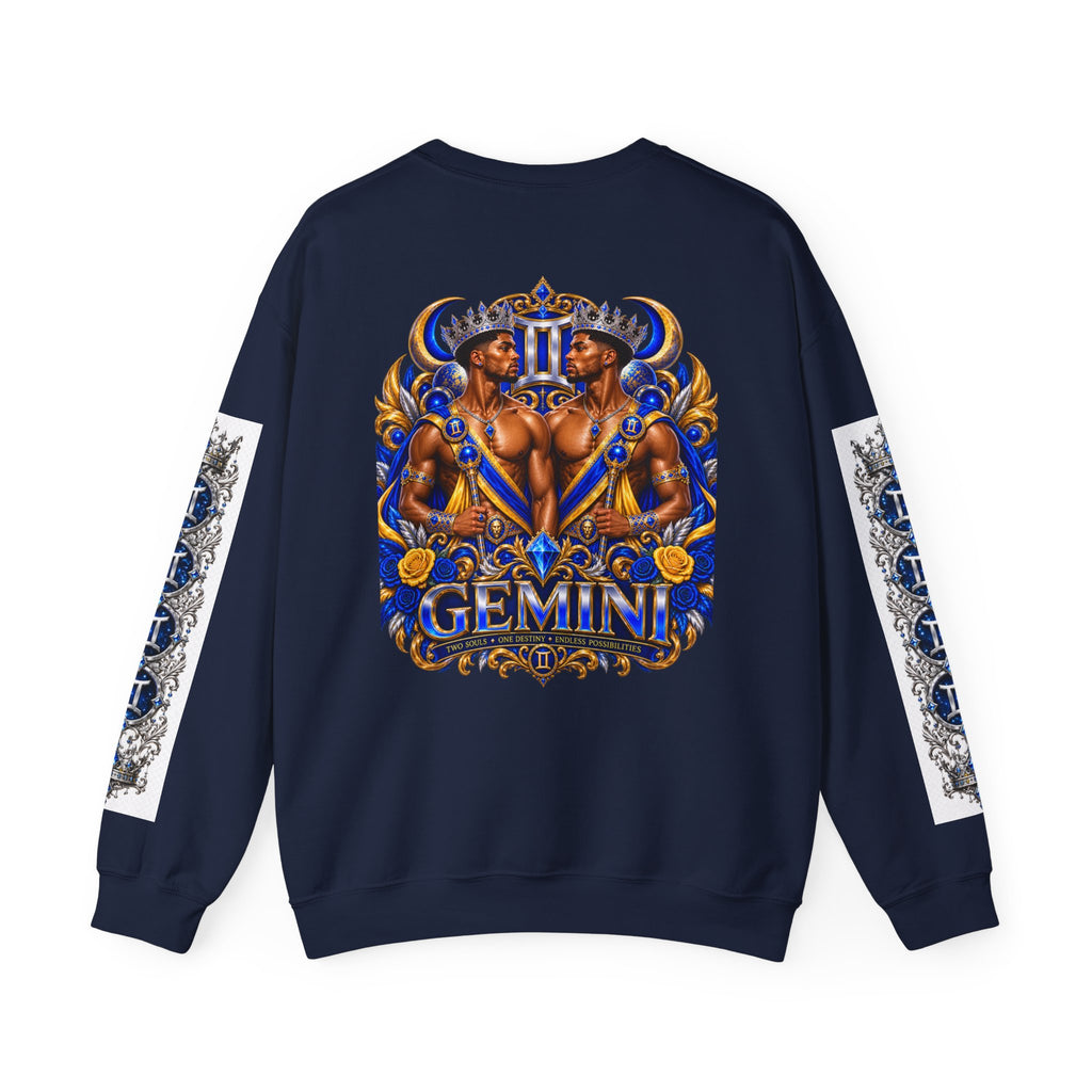 Gemini Zodiac Sweatshirt — Twin Princes Astrological Crewneck