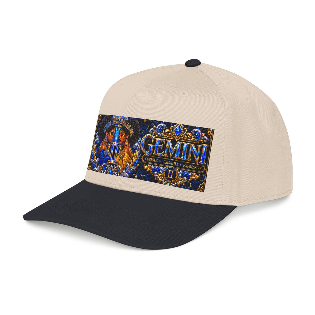 Gemini Zodiac Baseball Cap – Twin Stars Astrology Hat with Gemini Text