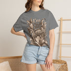 I’m Still Blooming / He’s Pruning Me Floral T‑Shirt — Inspirational Scripture Garden Tee