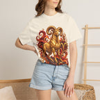 Aries Zodiac T-Shirt — Bold Ram Astrology Tee ("Aries")