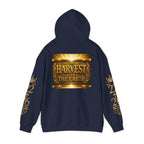 Harvest of the Earth Hoodie — Gold Crest Back Print with 2•26 Sleeve Design