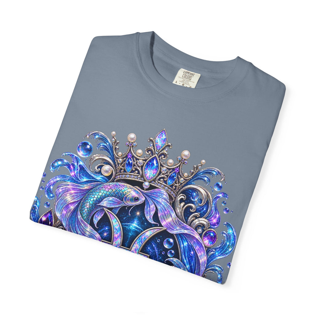Pisces Zodiac T-Shirt — Mystical Ocean Shark Astrological Tee