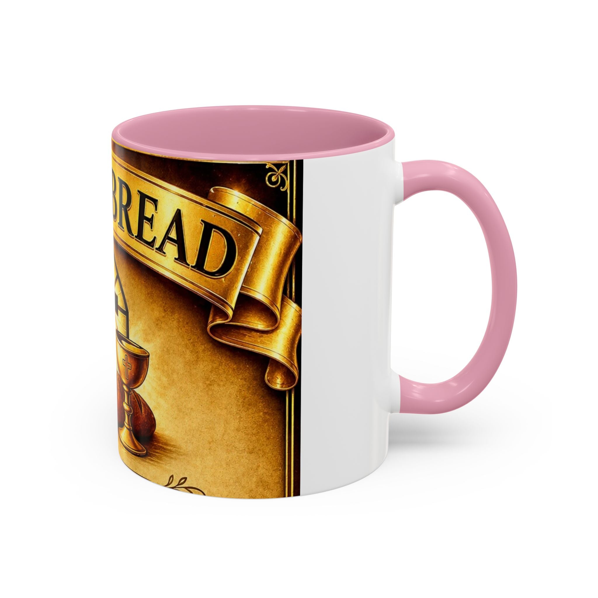 Daily Bread Coffee Mug — Christian Cross & Communion 11oz/15oz