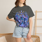 Pisces Zodiac T-Shirt — Mystical Ocean Shark Astrological Tee