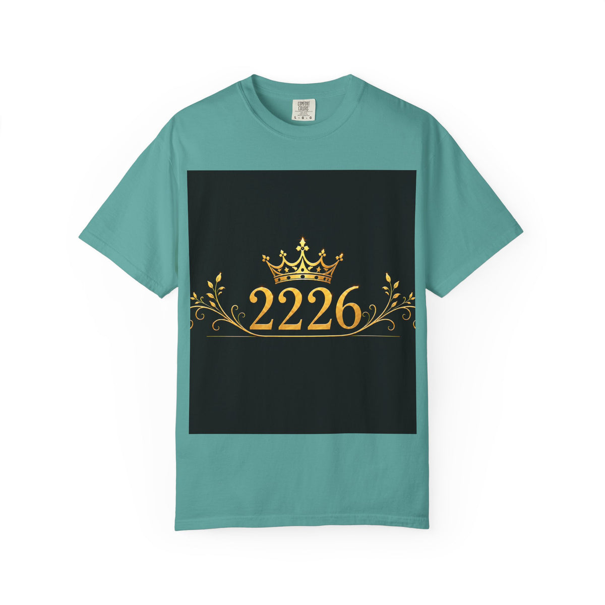 Lion Crest T-Shirt — Golden Crown 2226 Design