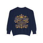 Religious Sweatshirt — “Jesus Christ Today, Tomorrow and Forever More” Crown Graphic