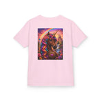 Kids Brown Unicorn Tee — Rainbow Fantasy Magical Horse Shirt