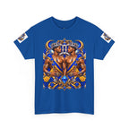 Gemini Zodiac Tee — Bold Royal Twin Astrology T‑Shirt