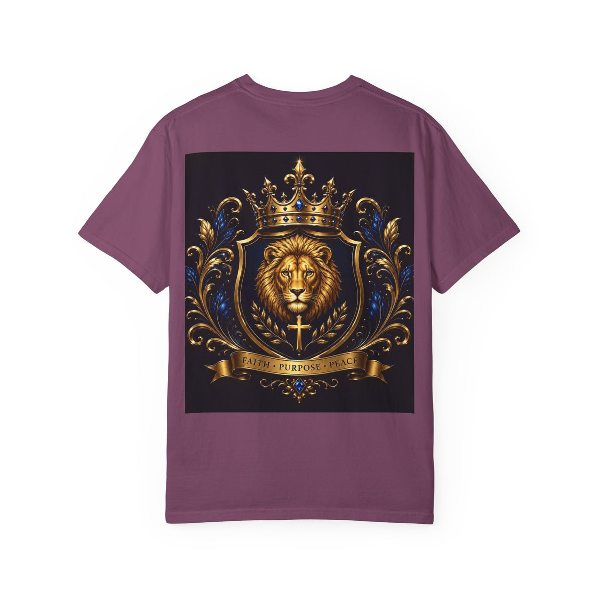 Lion Crest T-Shirt — Golden Crown 2226 Design