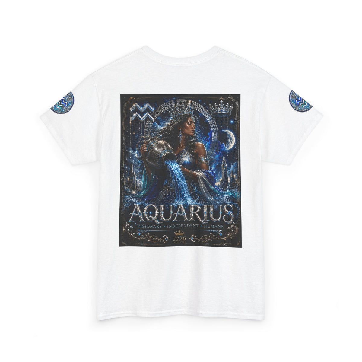 Aquarius Zodiac T-Shirt — Water Bearer Astrology Tee