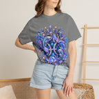 Pisces Zodiac T-Shirt — Mystical Ocean Shark Astrological Tee
