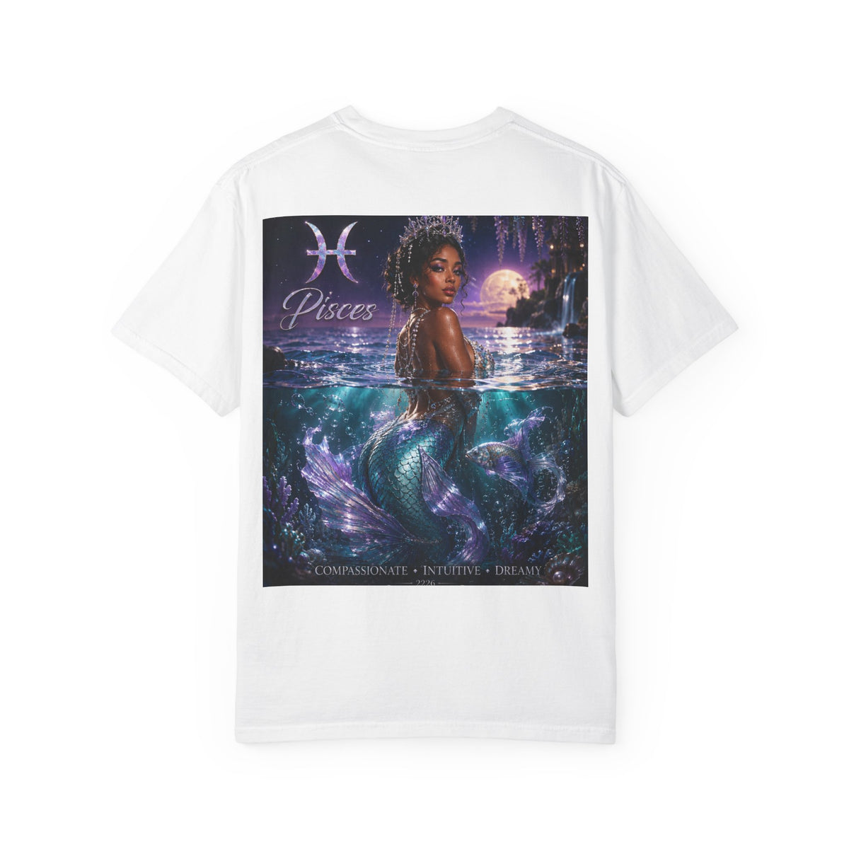 Pisces Mermaid T-Shirt — Zodiac Pisces Symbol Graphic Tee