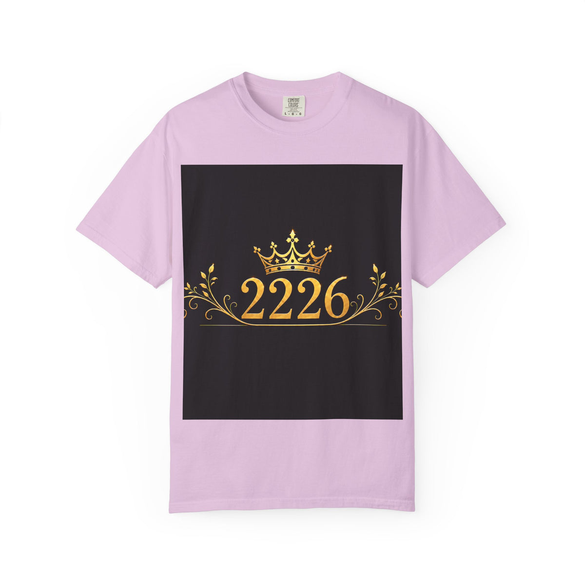 Lion Crest T-Shirt — Golden Crown 2226 Design