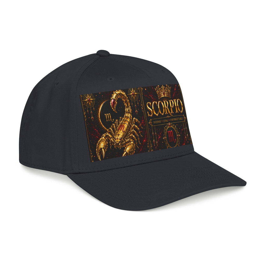 Scorpio Zodiac Baseball Cap — Golden Scorpion Astrology Hat
