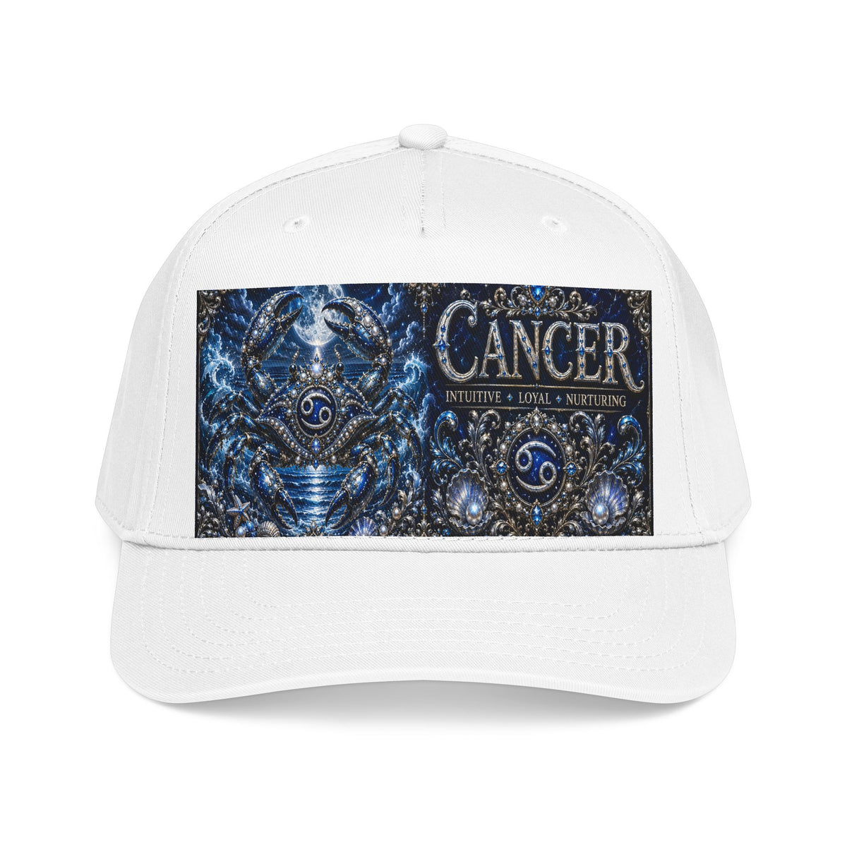 Cancer Zodiac Baseball Cap — Astrology Star Sign Hat (June–July)