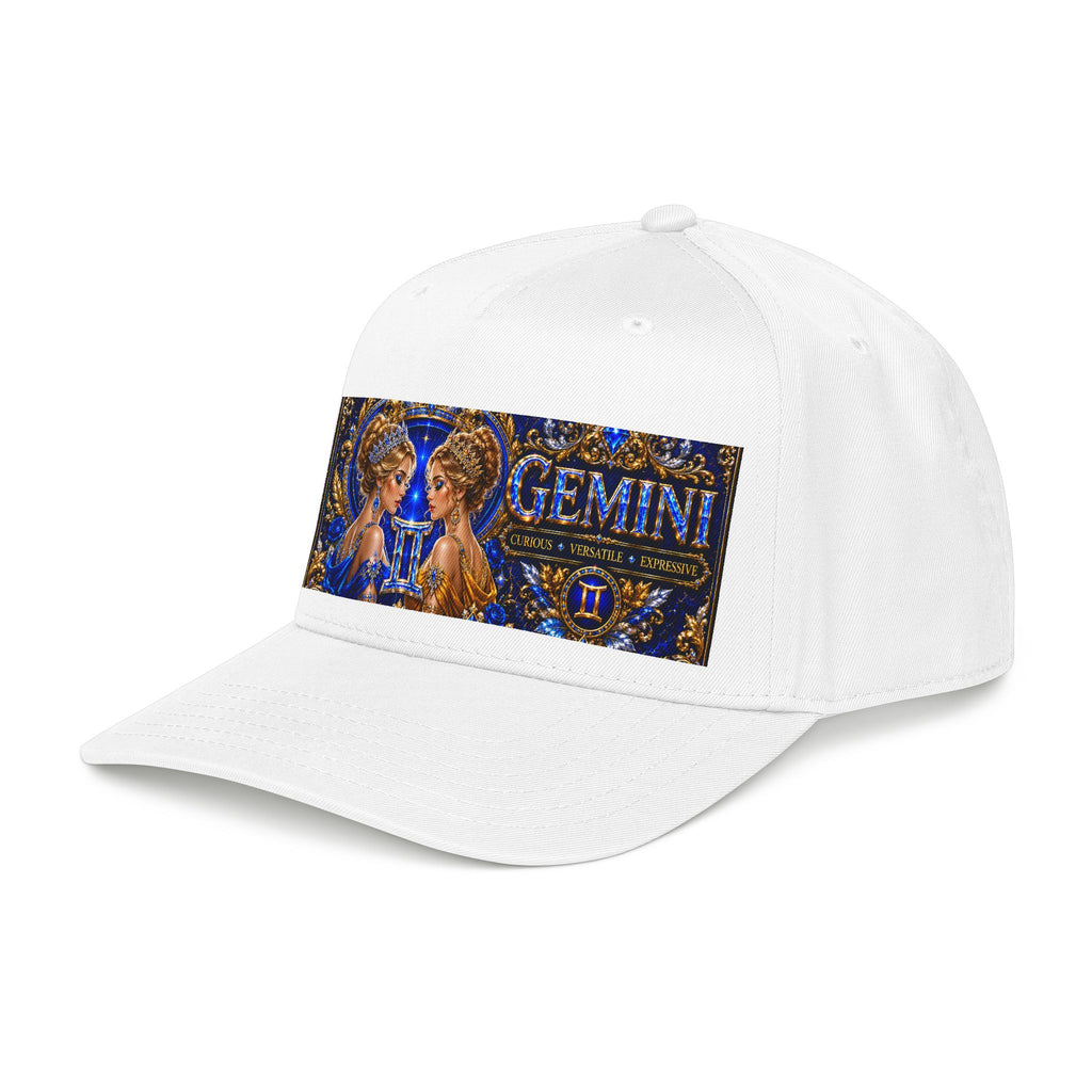 Gemini Zodiac Baseball Cap — Astrology Twins Embroidered Mid Profile Hat