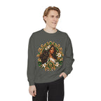 Virgo Zodiac Sweatshirt — Virgo Goddess & Owl Astrology Crewneck